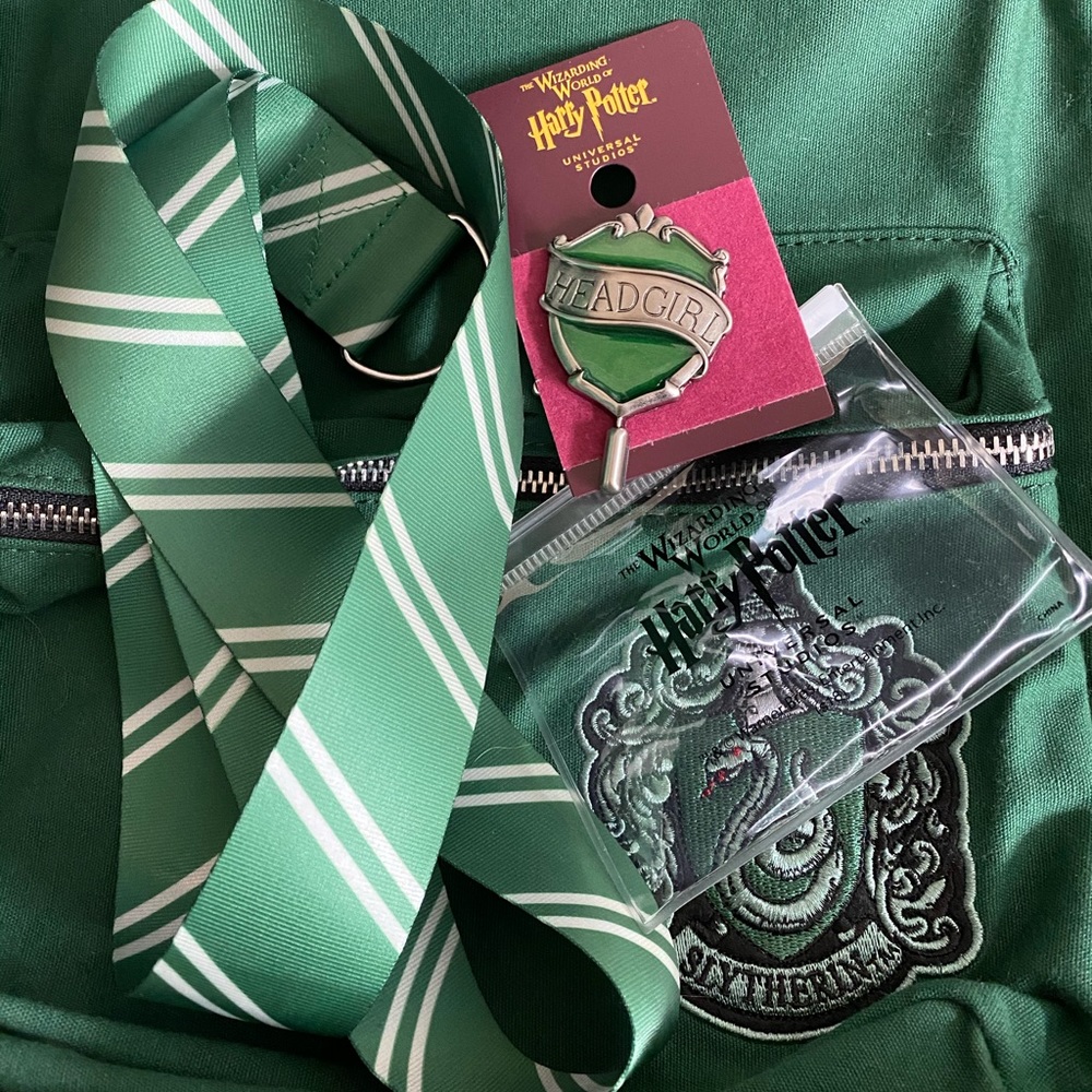Harry Potter Slytherin Backpack Bundle